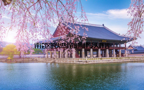 评论区的火热程度同样令人咋舌