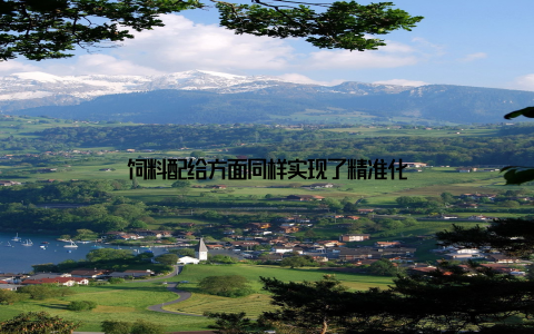 饲料配给方面同样实现了精准化