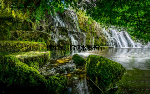 建军啊, 你这水质不行